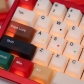 Soft Jade Mixed Light 104+45 PC Crystal Semitransparent Backlit Cherry Profile Keycaps Set Screen Printing for MX Keyboard